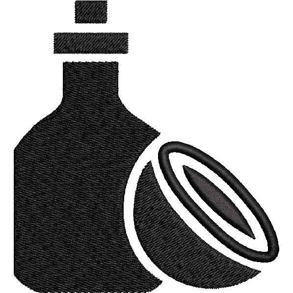 Bottle With Bowl Design