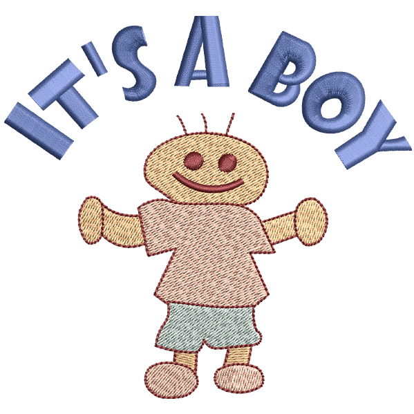 Its A Boy Embroidery Design