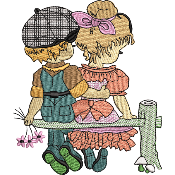 Cute Baby Boy and Girl