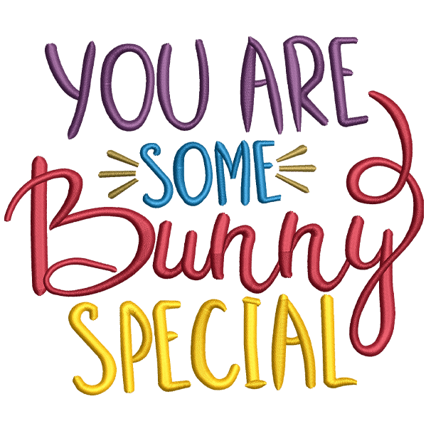 Some Bunny Special Embroidery Design