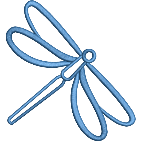 Dragonfly Embroidery Design