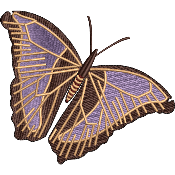brown butterfly design