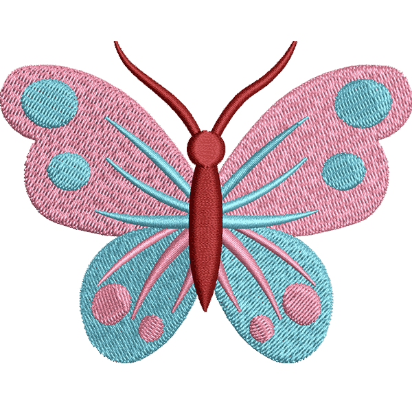 Pretty Pink Butterfly Design