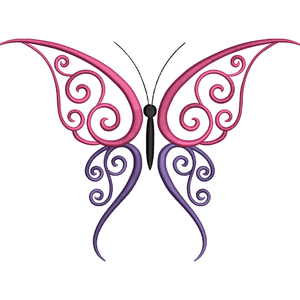 Pink Little Butterfly Design