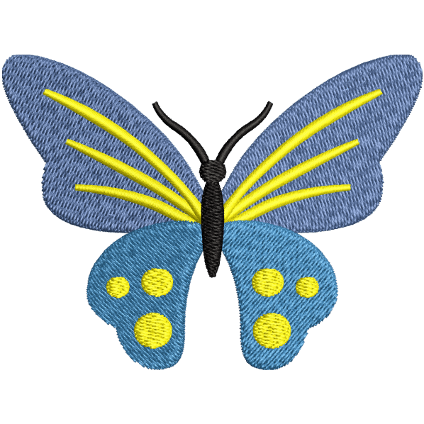 Butterfly Embroidery Design