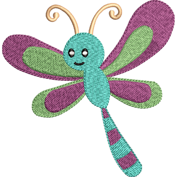 Multicolor Butterfly Design