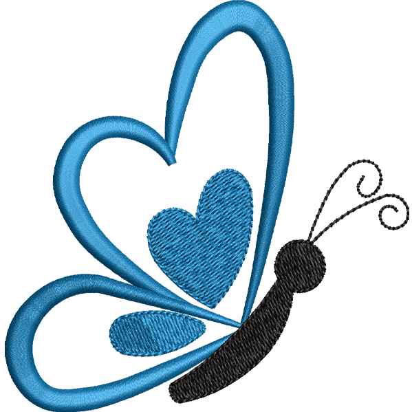 Beautiful Blue Butterfly Design