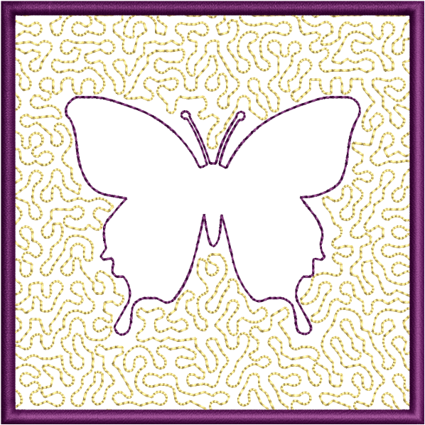 Butterfly in Frame Design
