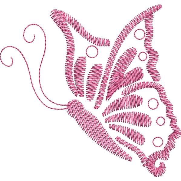 Real Pink Butterfly