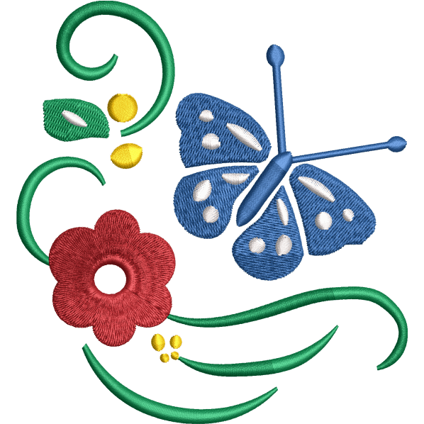 Butterfly Corner Design