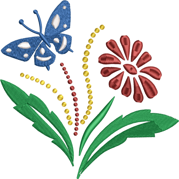 Rippled Flower Butterfly