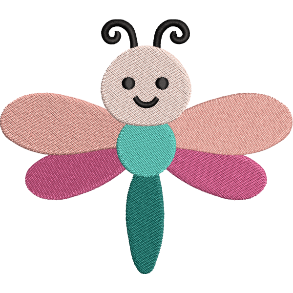 Smiling Butterfly Design
