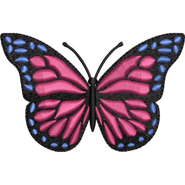 pink butterfly design