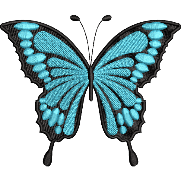 Blue Butterfly Design