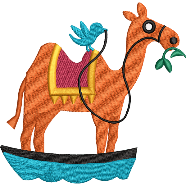 Camel Embroidery Design