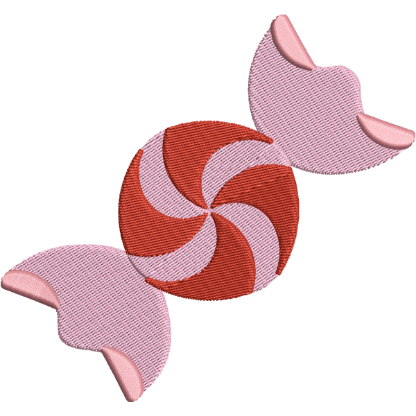 Sweet Candy Embroidery Design