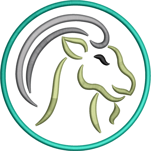 Capricorn Embroidery Design