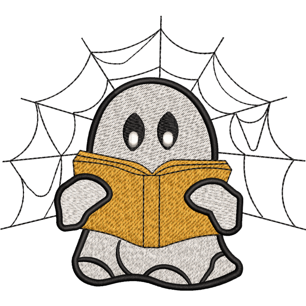 Ghost Reading Book Design