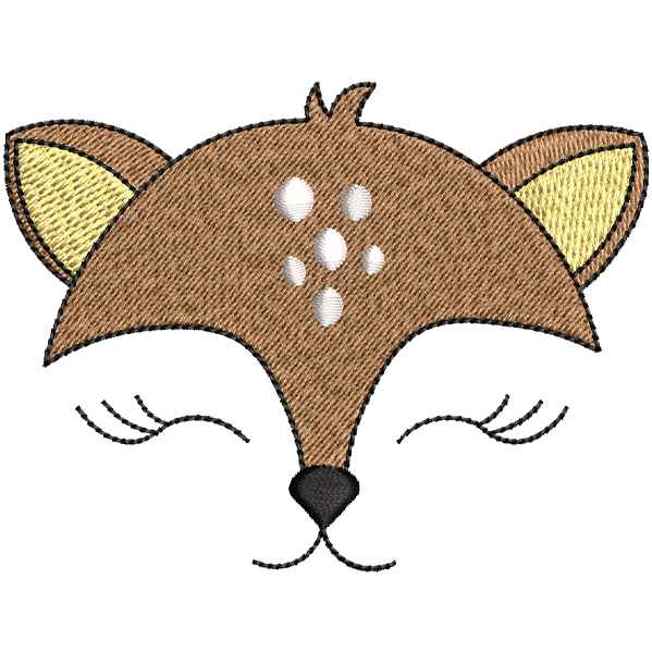 Baby Fox Face Design