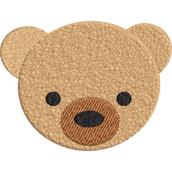 Baby Bear Face Design