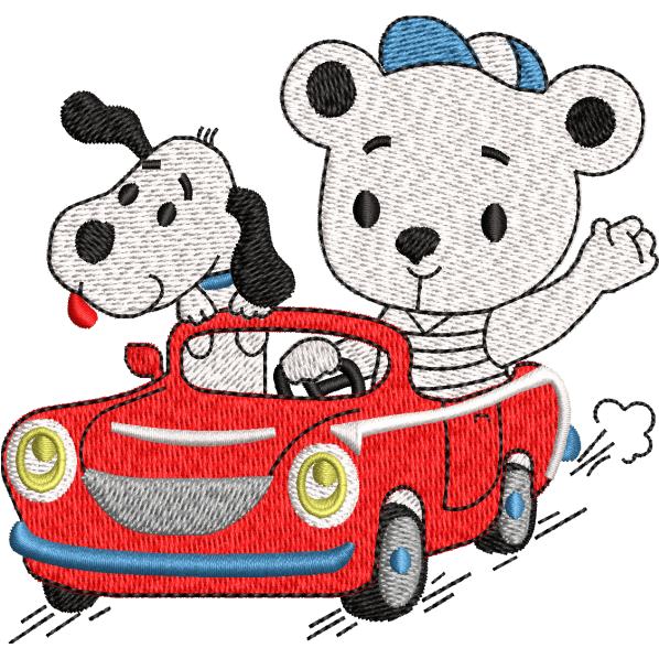 Cartoon With Car Design