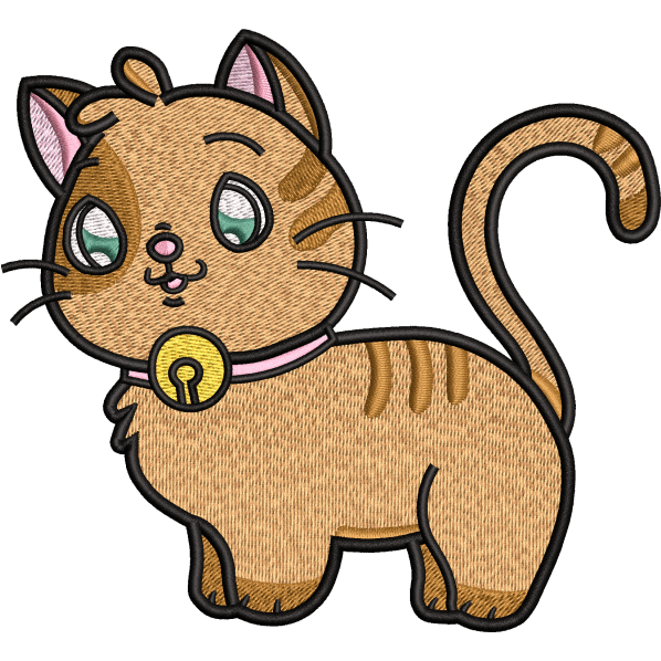 brown cat design