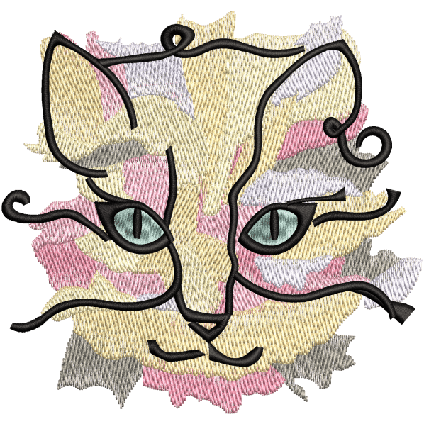 cat digitized design