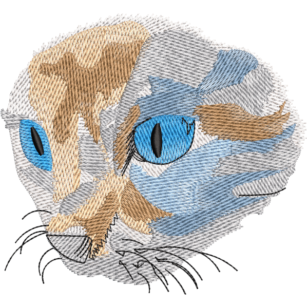 cat painting design