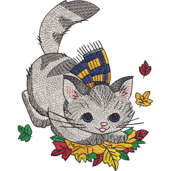Cat Playing Design