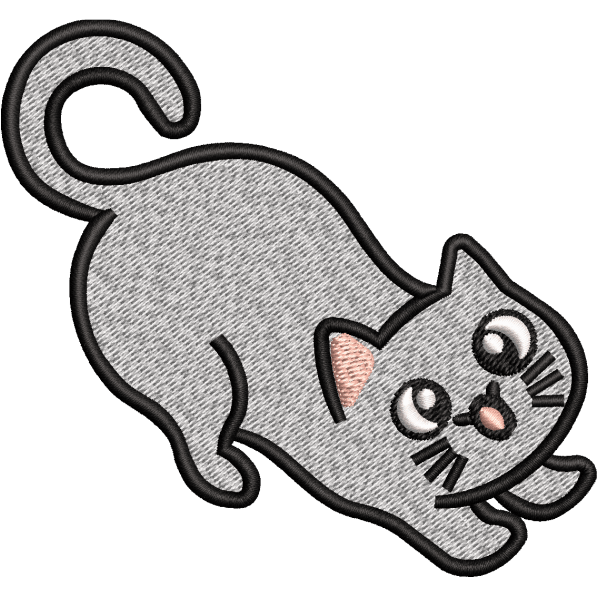 grey cat design