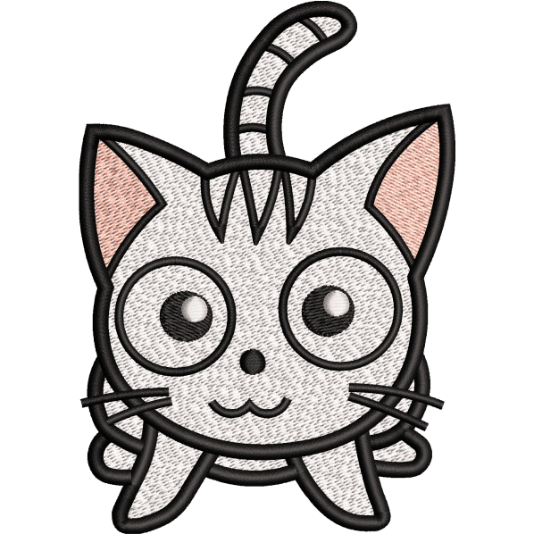 Striped Cat Design