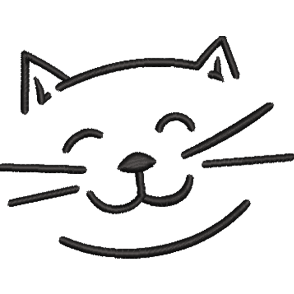 Happy Mood Cat Face