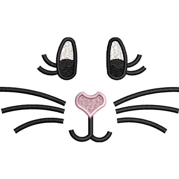 Cat Cute Face Design