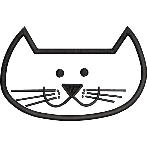 Wide Face Cat Design