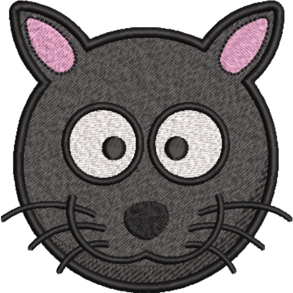 Happy Cat Face Design