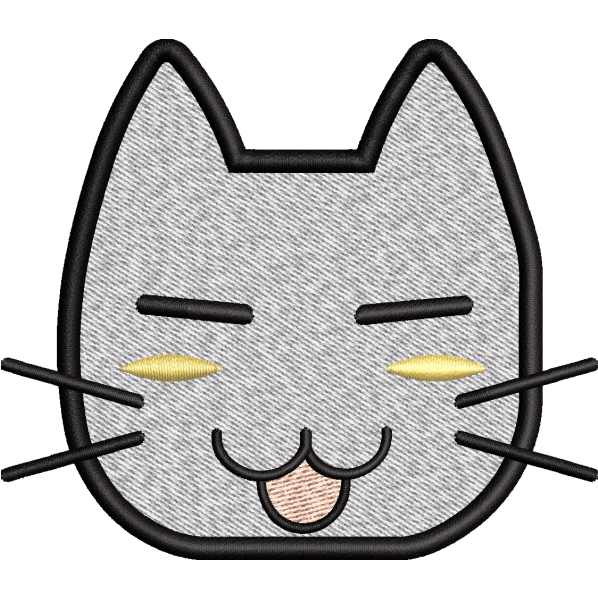 Naughty Cat Face Design