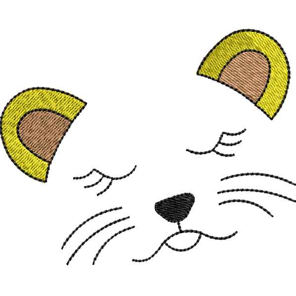 Cute Sleeping Face Design