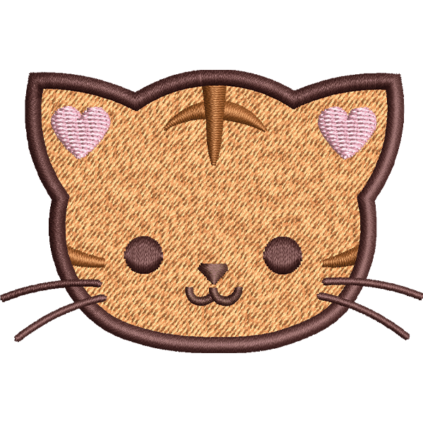 Marmalade Color Cat Face