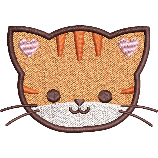 Marmalade Hair Cat Face