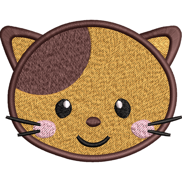 Cute Kitty Face Design