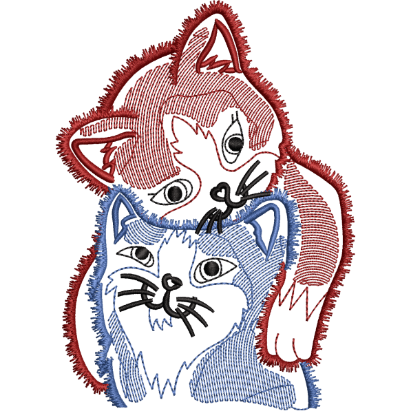 Cat couple design
