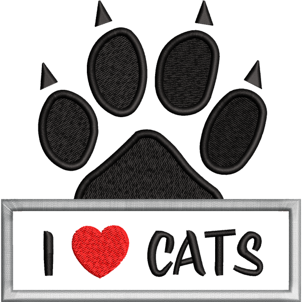 love cat paw