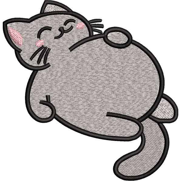 sleeping cat design