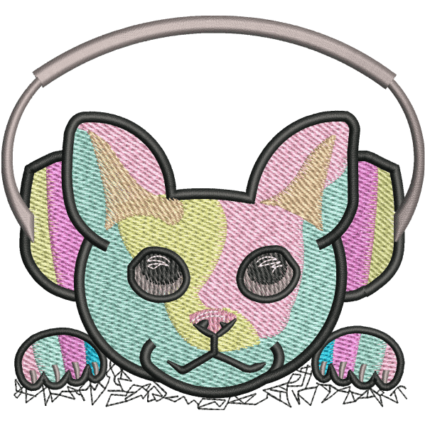 Cat with Headphone