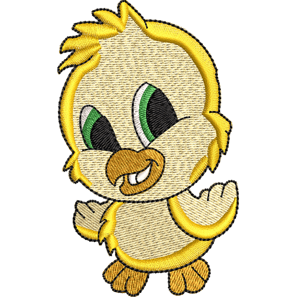 Cute Smiling Chick Design