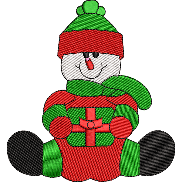 christmas cartoon embroidery design
