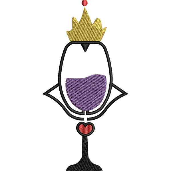 Christmas King Glass Design