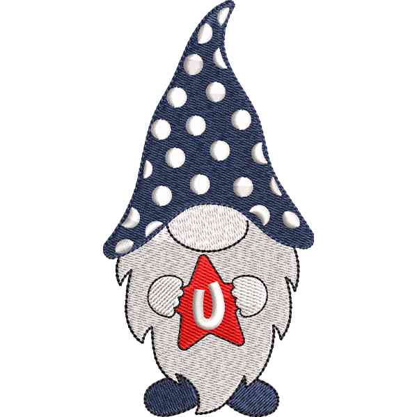 Christmas Gnome Star Design