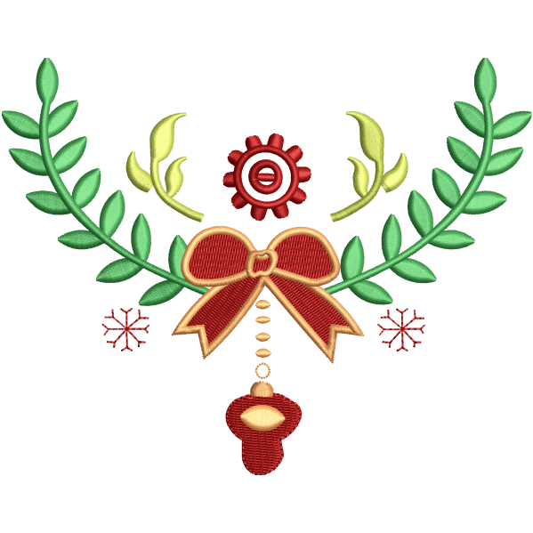 ring flower embroidery design