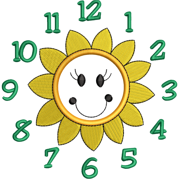 Smiley Clock Design